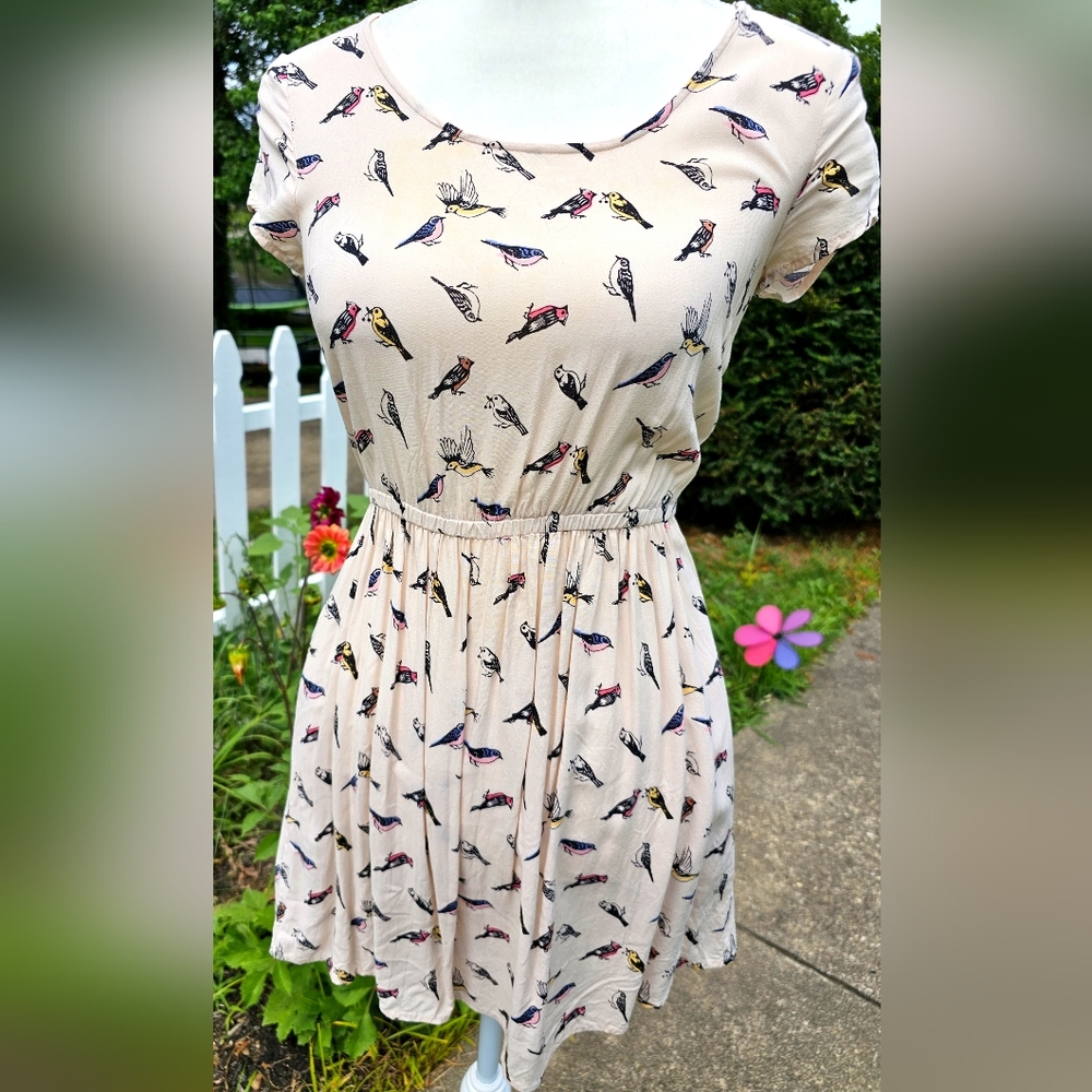 Divided by H&M Mini Bird Dress Size 4